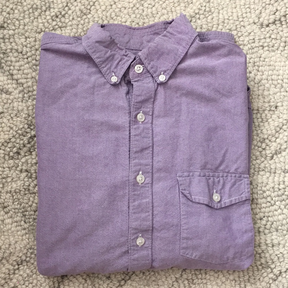 MOVING SALE! J.Crew Purple Slim Oxford sz. M